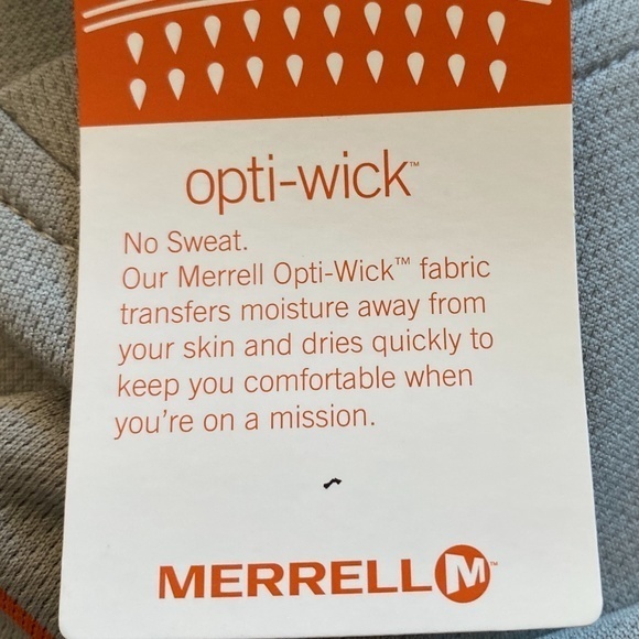 Merrell Barefoot Tech UPF 20+ Opti-Wick Running Shirt Sz. S NWT - Picture 8 of 10